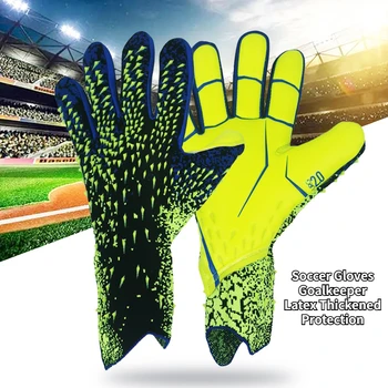 Профессиональные футбольные перчатки Вратарские Латексные с утолщенной защитой Взрослые Детские Вратарские Спортивные Футбольные Вратарские Футбольные Перчатки