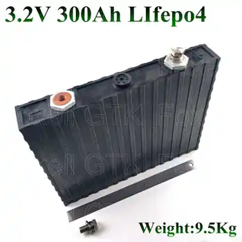 4шт 3,2 в 300Ah Lifepo4 Перезаряжаемая батарея глубокого цикла 3,2 В 300a 200a для электромобиля ИБП Электрического велосипеда и автомобиля для гольфа