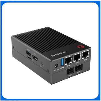 Мультисетевой порт с мягкой маршрутизацией R86S, Intel mini host N5105 8 ГБ /16 ГБ 10-гигабитный оптоволоконный порт 2,5 G