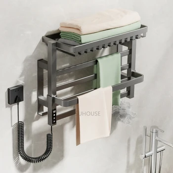 Полотенцесушитель из скандинавского алюминия и углеродного волокна для ванной комнаты, полотенцесушитель для полотенцесушителей, креативный бытовой полотенцесушитель высококлассного дизайна