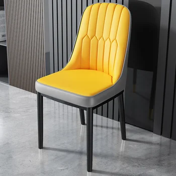 Кожаный роскошный Трон, Дизайнерское обеденное кресло, точная копия Мягкого обеденного кресла, Офисный салон, мебель для дома Cadeira