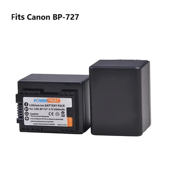 Аккумулятор BP-727 для Canon Vixia HFR82, HFR800, HFR72, HFR700, HFM500, HFR32, HFR300, HFR42, HFR400, HFR52, HFR500, HFR60, HFR600