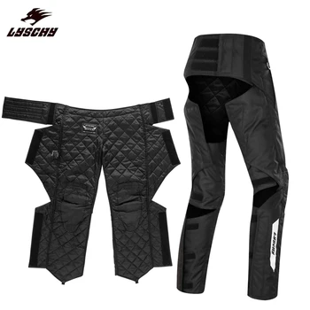 Мужские брюки Speed Off, верхняя одежда, брюки для езды на мотоцикле, водонепроницаемые ветрозащитные брюки быстрого снятия, плотные теплые