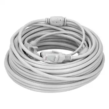 Кабели передачи данных Портативный кабель Ethernet 2 In1 Сетевой шнур питания для IP-камеры NVR системы ВИДЕОНАБЛЮДЕНИЯ