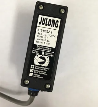 JULONG NT6-RG22-2 Коррекция отклонения датчика цветового кода, фотоэлектрический переключатель, отслеживание цвета, высокоточный электрический глаз