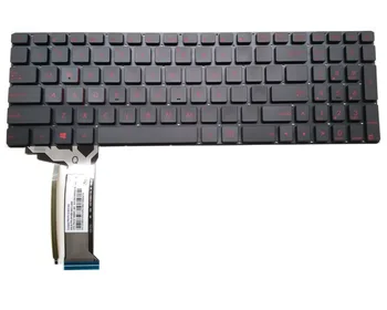 Новая клавиатура для ноутбука Asus G551 G551JM G551JM-DH71 G551JW G551JX G551VW С красной подсветкой 0KNB0-662CUS00 NSK-UPQBC01