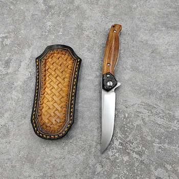 Складной нож с лезвием M390, рукоятка из пустынного железного дерева высокой твердости, EDC, тактический карманный нож для самообороны и выживания