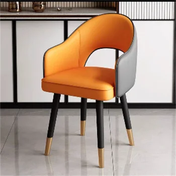 Роскошные чехлы для стульев в гостиной, Натяжные Современные стулья, туалетный столик, Расслабляющий Металлический макияж для чтения, мебель для комнаты Sillas Nordicas