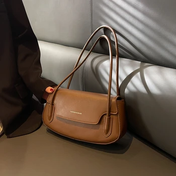 Женские сумки через плечо MOODS с двойными ремнями для подмышек 2023 года, новейшие портмоне и сумочка в стиле Ретро, уличная сумка для подмышек большой емкости, Bolsos