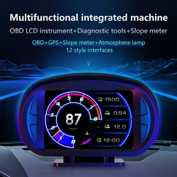 Для Ford B-Max E350 C-Max Fiesta Ranger Falcon Fusion Taurus Figo Автомобильный OBD2 GPS USB HUD Головной Дисплей Проектор Ветрового Стекла