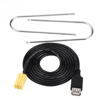 Автомобильный разъем MINI-ISO 6Pin, USB-кабель-адаптер для Alfa Romeo Grande Punto, USB-кабель-адаптер, горячая распродажа