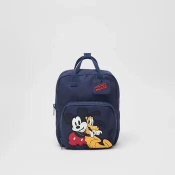Модный детский рюкзак с Микки Диснеем, популярный школьный рюкзак для мальчиков и девочек из детского сада, детская сумка, Модный Брендовый детский рюкзак