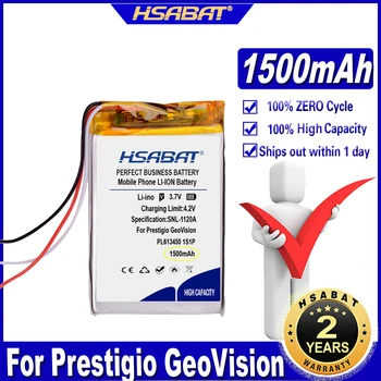 Аккумулятор HSABAT PL613450 1S1P емкостью 1500 мАч для аккумуляторов Prestigio GeoVision 5850HDDVR