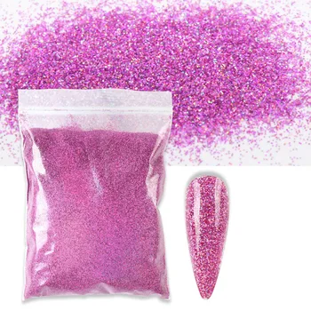 Лазерный голографический винно-розовый цвет 0,2 мм Мелкий блеск для рукоделия Изготовление мыла Татто Спа-продукты Ультратонкие