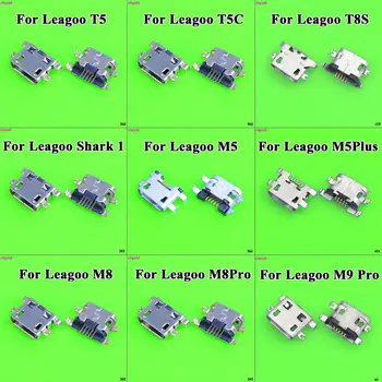 5 шт. Для Leagoo T5 T5C M5 M5 Плюс M8 M9 Pro Shark 1 S8 Мощность Зарядки Порты И Разъемы Замена Разъем Mini Micro USB