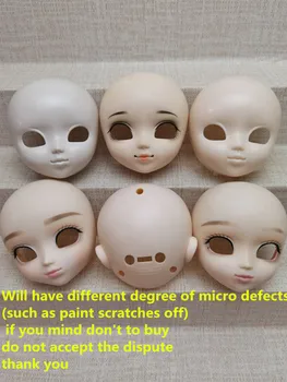 Редкая коллекция макияжа pullip blyth Детский Рождественский подарок кукольная голова для кукол BJD аксессуары diy