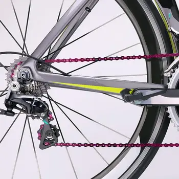 Жесткая велосипедная цепь MTB с защитой от царапин, износостойкая Велосипедная цепь с несколькими скоростями, полые велосипедные цепи для горных дорог