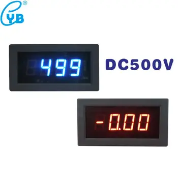 Светодиодный цифровой монитор напряжения Измеритель напряжения постоянного тока Вольтметр Индикатор напряжения постоянного тока 500 В Источник питания DC5V 12V 24V Детектор напряжения