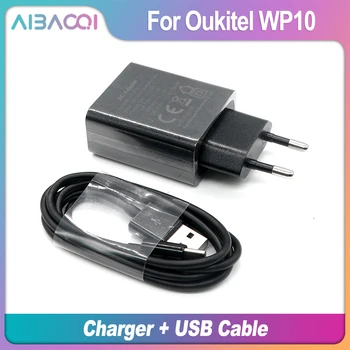 AiBaoQi Новый USB-Адаптер Зарядное Устройство EU Plug Travel Импульсный Источник Питания + Usb-Кабель Линия Передачи Данных Для Телефона Oukitel WP10