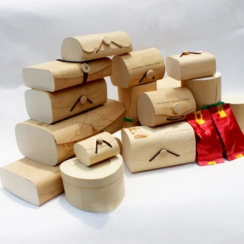 Деревянные ящики для хранения Чайных Коробок Органайзер для ювелирных изделий Коробки для рукоделия Изогнутые Подарочные Упаковочные коробки Кейс для хранения косметики Коробка Контейнер