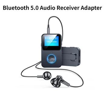 Адаптер аудиоприемника Bluetooth 5.0 Bluetooth MP3-плеер с экраном Поддерживает дистанционное управление Фотосъемкой