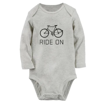 iDzn, новинка, велосипед, забавное детское боди с рисунком, милый комбинезон для мальчиков и девочек, комбинезон с длинными рукавами для младенцев, мягкая одежда для новорожденных
